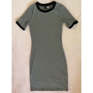 B&W Striped Dress